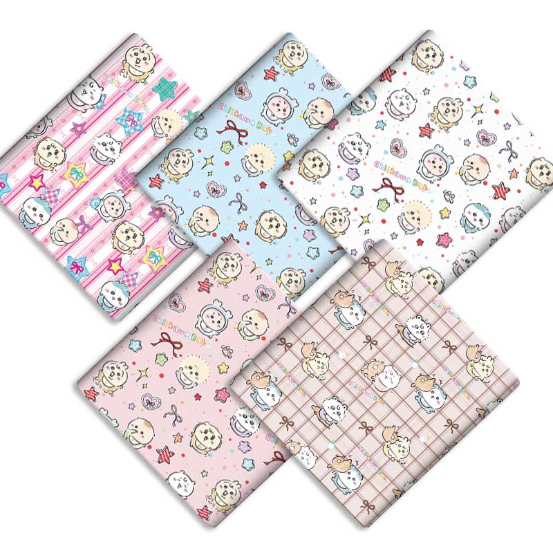 Sewing Textiles - 만화 폴리에스터 원단 140x50cm 면직물 패치워크