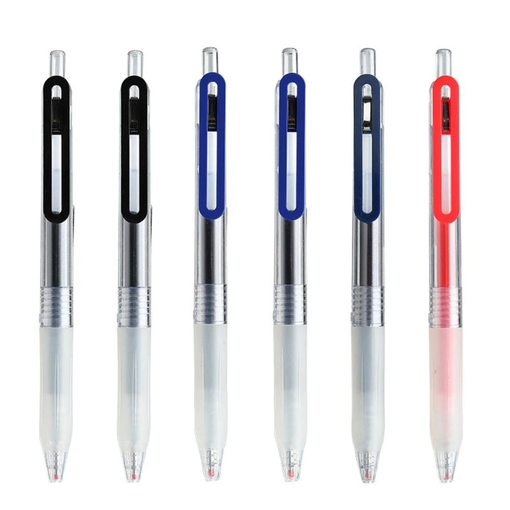 Muji Stationery Gel Pen - 0.5mm 잉크 MUJIS 프레스 젤 펜
