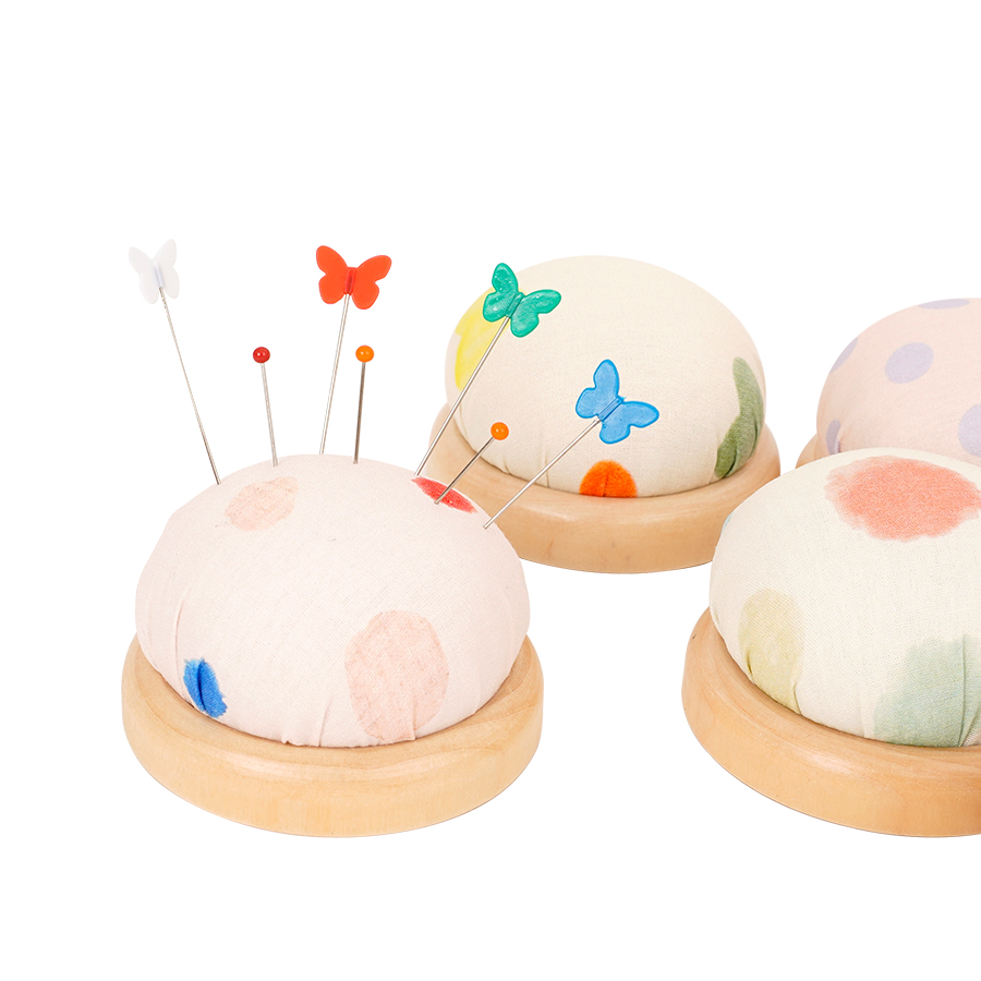 Sewing Pin Cushion - 1pc 작은 신선한 스타일 패브릭 바느질
