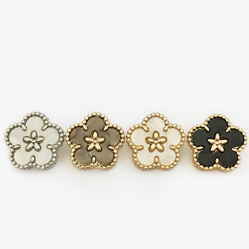 Button Hole Cutter - 6Pcs 18/20/23mm 금속 꽃 단추 의류