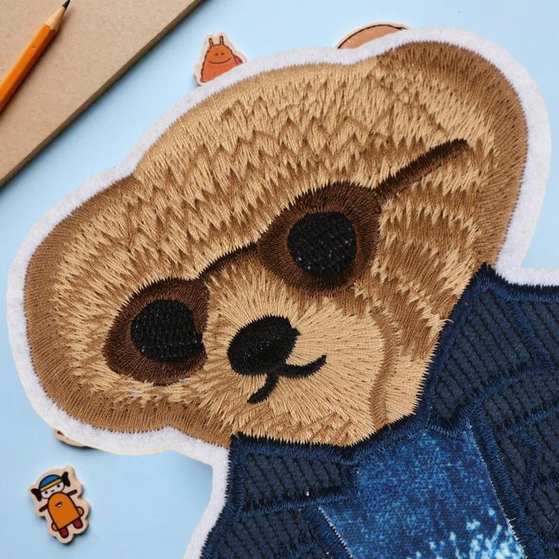 Is Sewing A Textile Craft - 대형 곰 의류 패치 손바느질 자수