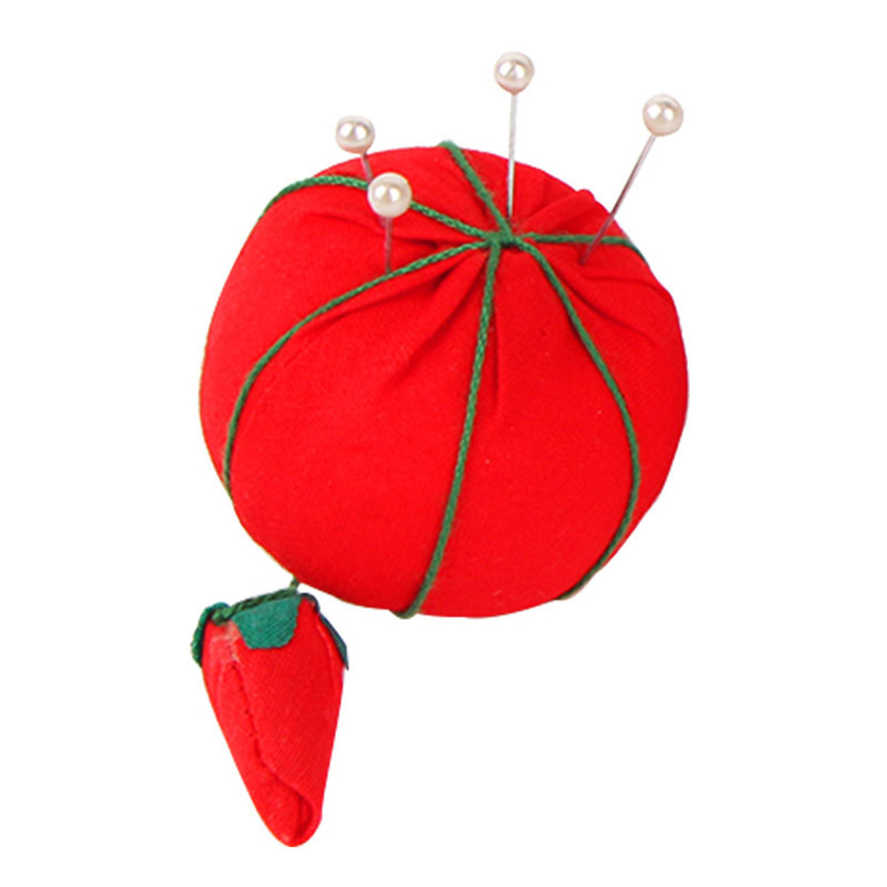 Sewing Pin Cushion - 1PC 사랑스러운 토마토 공 모양 바늘