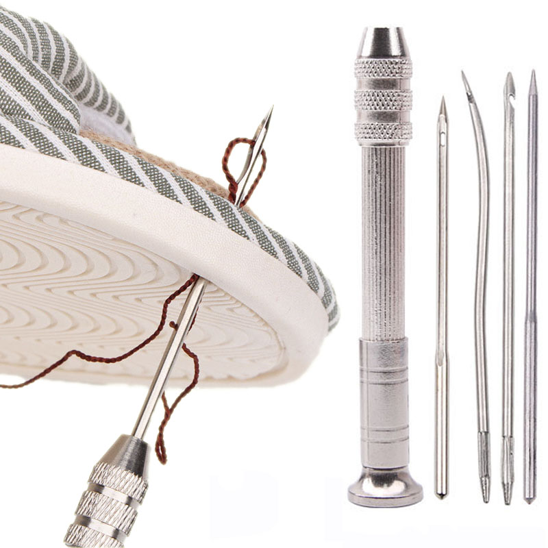 Textile Sewing Kit - 가죽 바느질 송곳 세트 교체 가능한