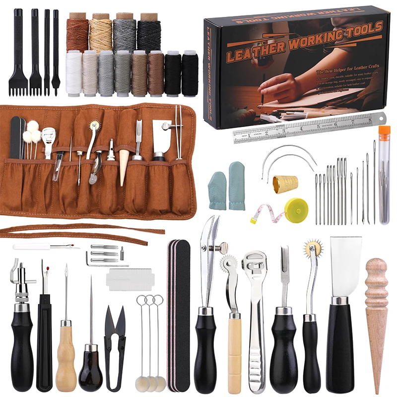 Textile Sewing Kit - KRABALL 전문 가죽 공예 도구 키트