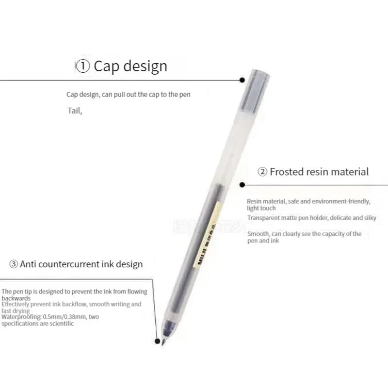 6/8 개/대 MUJIs 젤 펜 블랙/레드/블루 0.3 - Muji Stationery Gel Pen 리뷰 및 가격