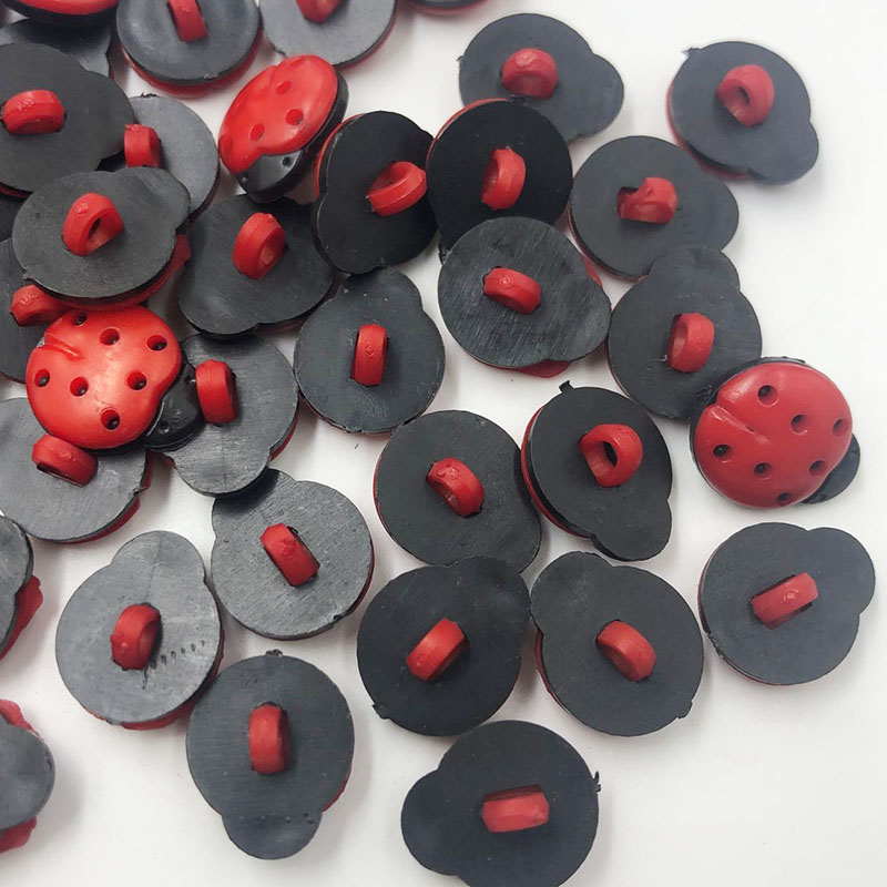 50/100개 빨간색 무당벌레 DIY 어린이용 아플리케 - Button Hole Cutter 리뷰 및 가격