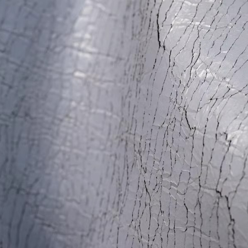 그레이 레트로 크랙 가죽 질감의 헤비웨이트 스트레치 원 - Is Sewing Textile Art 리뷰 및 가격