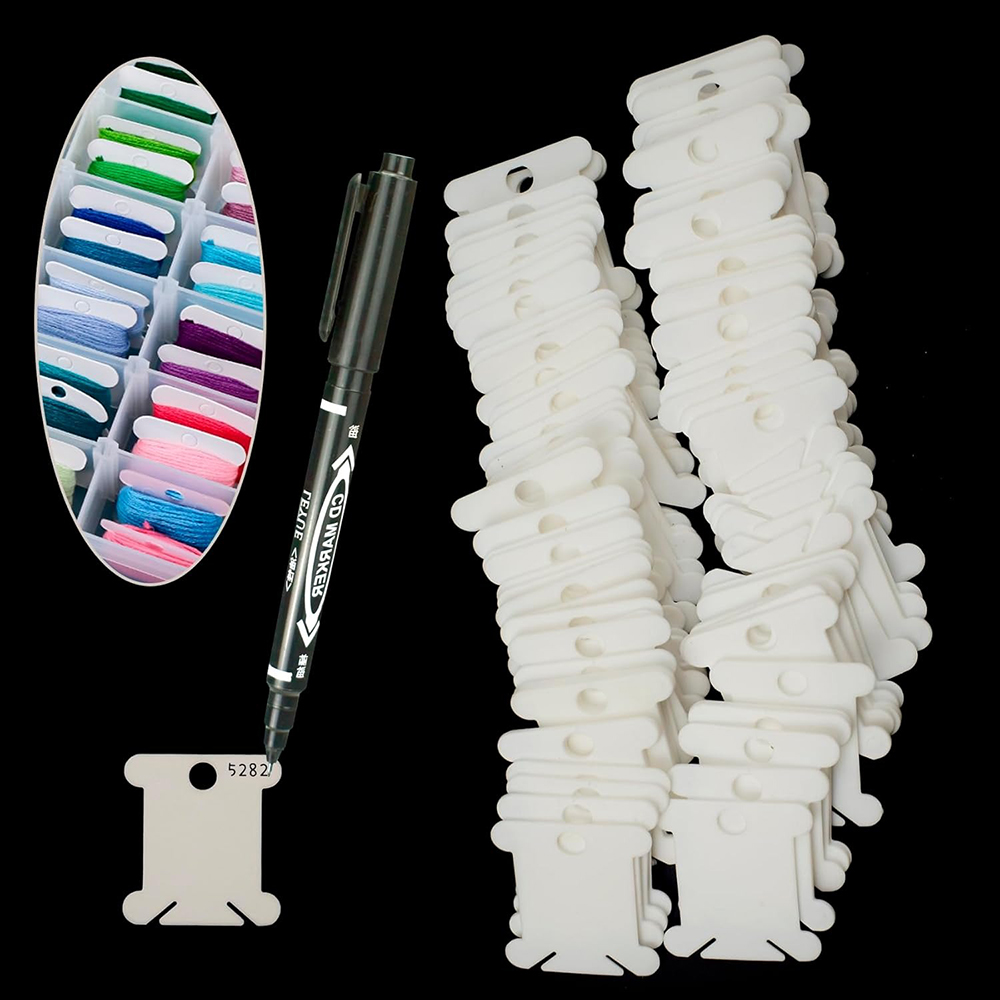 자수실 정리함 18칸 크로스 스티치 실 보관함 & 자수 - Bobbin Organizer Box 리뷰 및 가격