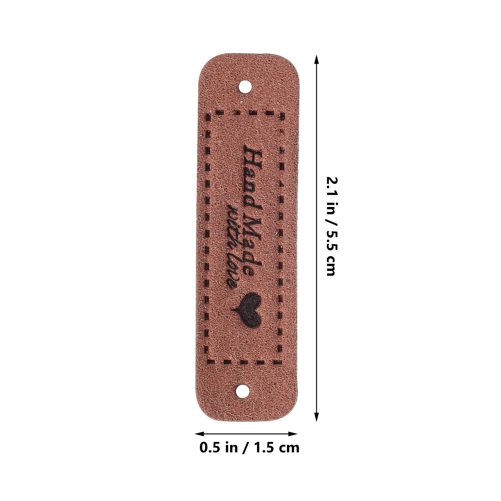 60Pcs 프리미엄 라벨 양각 하트 문자 디자인 질감  - Sewing Labels 리뷰 및 가격
