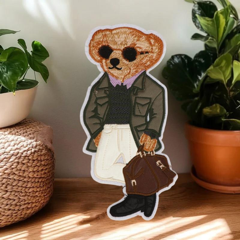 1/4PCS 대형 곰 의류 패치 손바느질 자수 패치 의 - Is Sewing A Textile Craft 리뷰 및 가격
