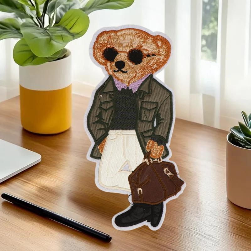 1/4PCS 대형 곰 의류 패치 손바느질 자수 패치 의 - Is Sewing A Textile Craft 리뷰 및 가격