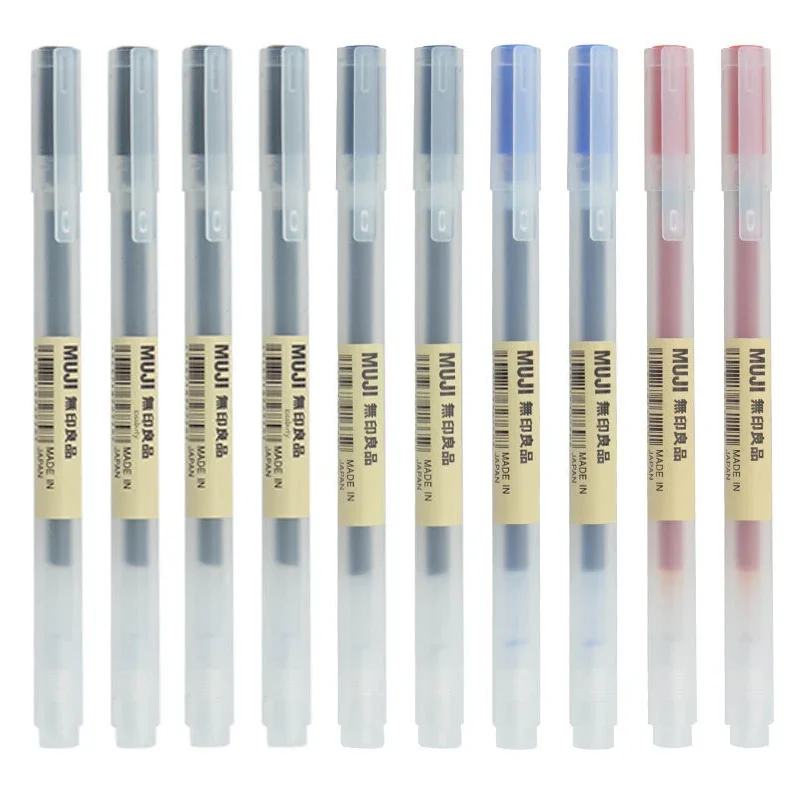 10-30 개/대 0.38/0.5mm 젤 펜 검정/파랑 - Muji Stationery Gel Pen 리뷰 및 가격