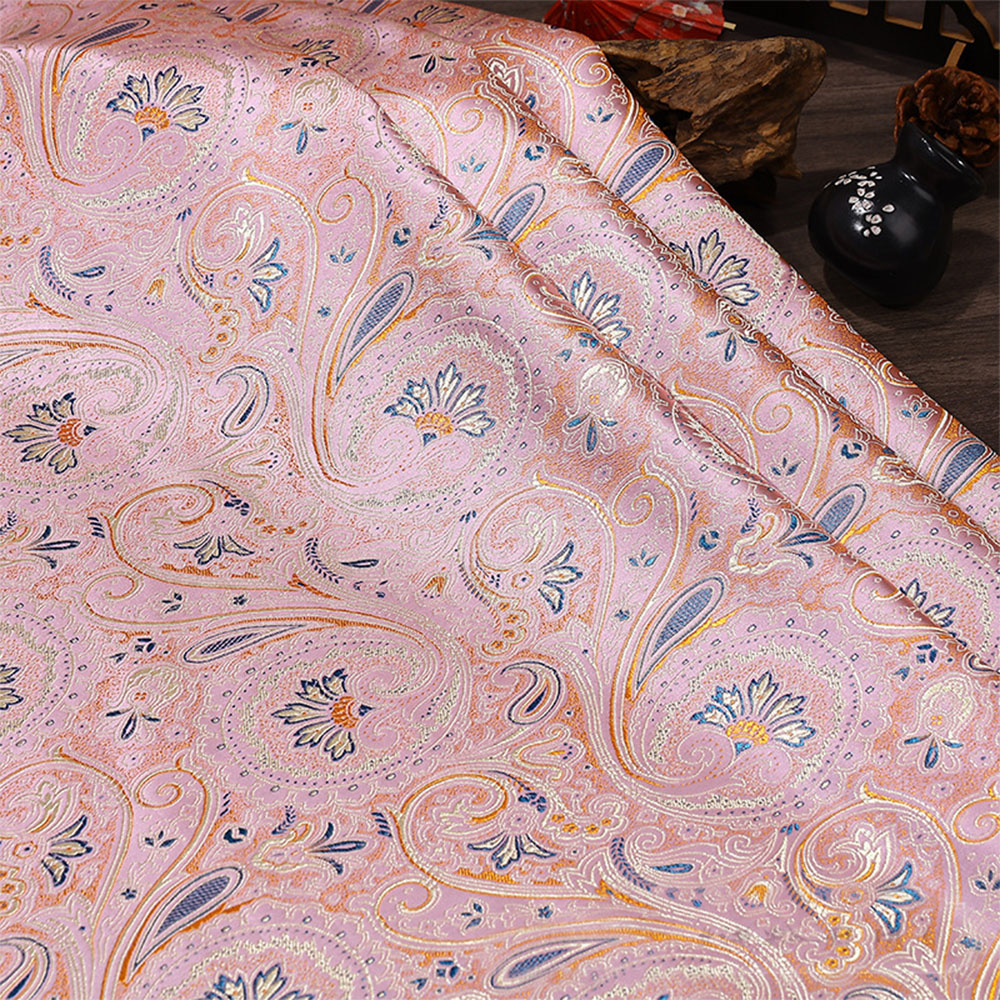 50x75cm 나선형 꽃 패턴 자카드 브로케이드 다마스 - Sewing Textiles 리뷰 및 가격