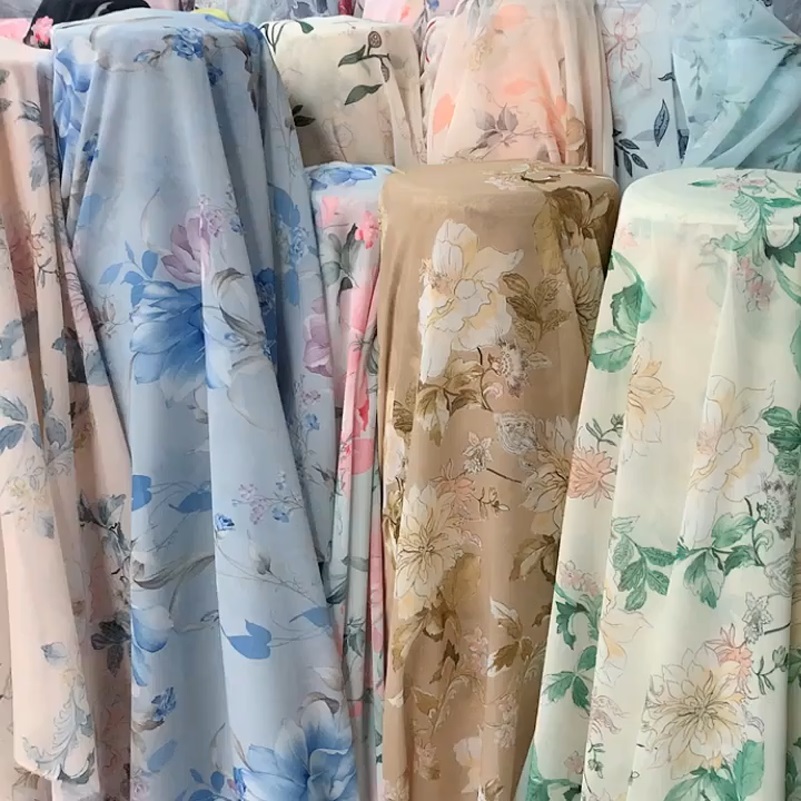 나비 프린트 쉬폰 원단, 중국 스타일, 바느질용 반투명 - Sewing By 리뷰 및 가격