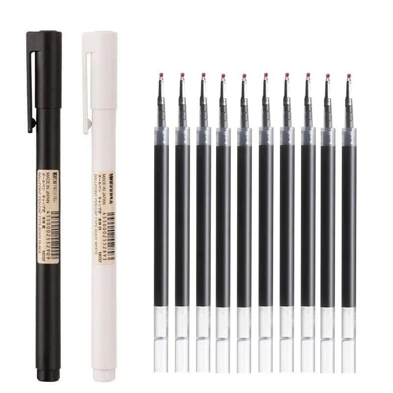 0.5mm 블랙 불렛 팁 젤 펜 캡오프&클릭 2가지 스 - Muji Stationery Gel Pen 리뷰 및 가격