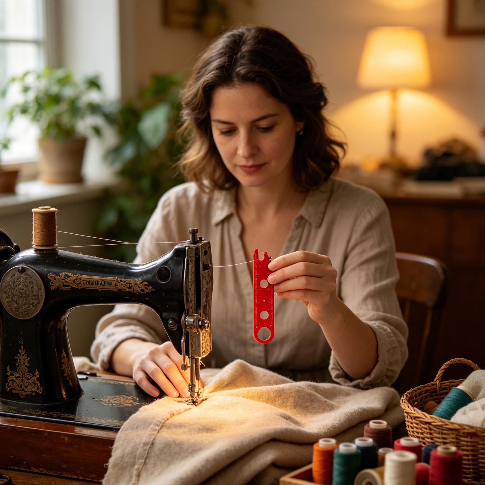 재봉틀 바늘 꿰매는 도구 안전 정렬 꿰매기 기구 할머니 - Sewing Machine Needle 리뷰 및 가격