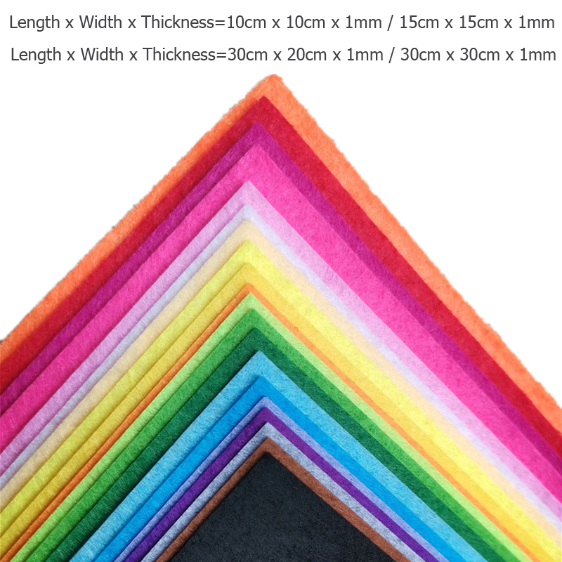 부드러운 펠트 원단 시트 모듬 컬러 패치워크 바느질 D - Is Sewing A Textile Craft 리뷰 및 가격