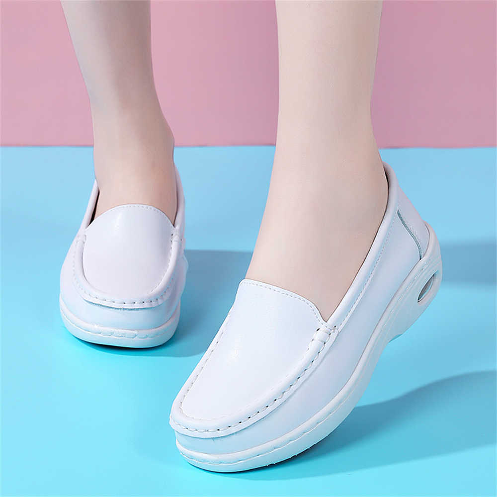 Chunky White Sole Heel Shoes 옥 - Sewing Industry 리뷰 및 가격