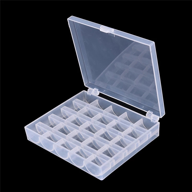 25개의 빈 보빈 케이스 정리함 플라스틱 박스 재봉틀  - Bobbin Organizer Box 리뷰 및 가격