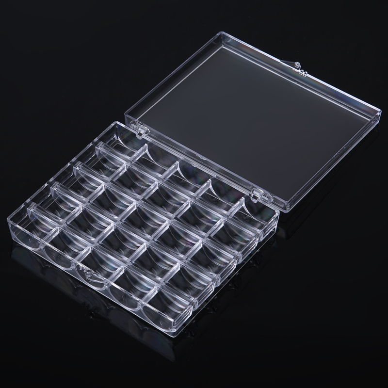 1개 25개 스풀 빈 보빈 보관함 재봉 용품 도구 플라 - Bobbin Organizer Box 리뷰 및 가격