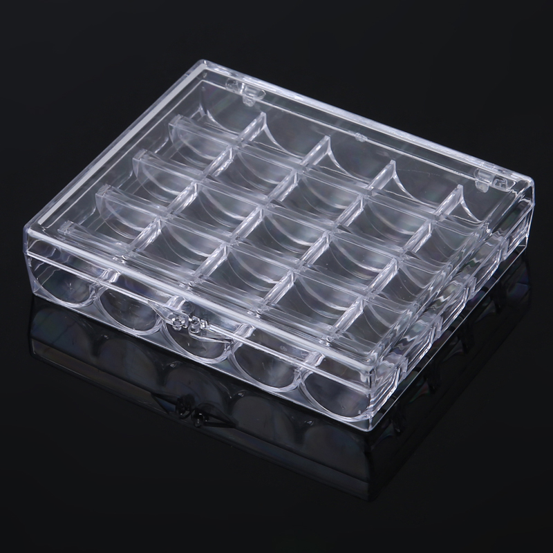 1개 25개 스풀 빈 보빈 보관함 재봉 용품 도구 플라 - Bobbin Organizer Box 리뷰 및 가격
