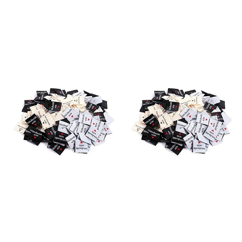 A02M-300 Pcs 손으로 만든 바느질로 꿰매는 직 - Sewing Labels 리뷰 및 가격