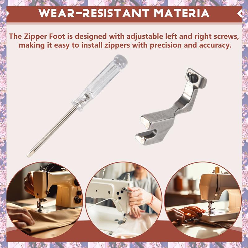 2025 트렌드 조절 가능한 투명 지퍼 프레서풋 단일  - Sewing Machine Needle 리뷰 및 가격