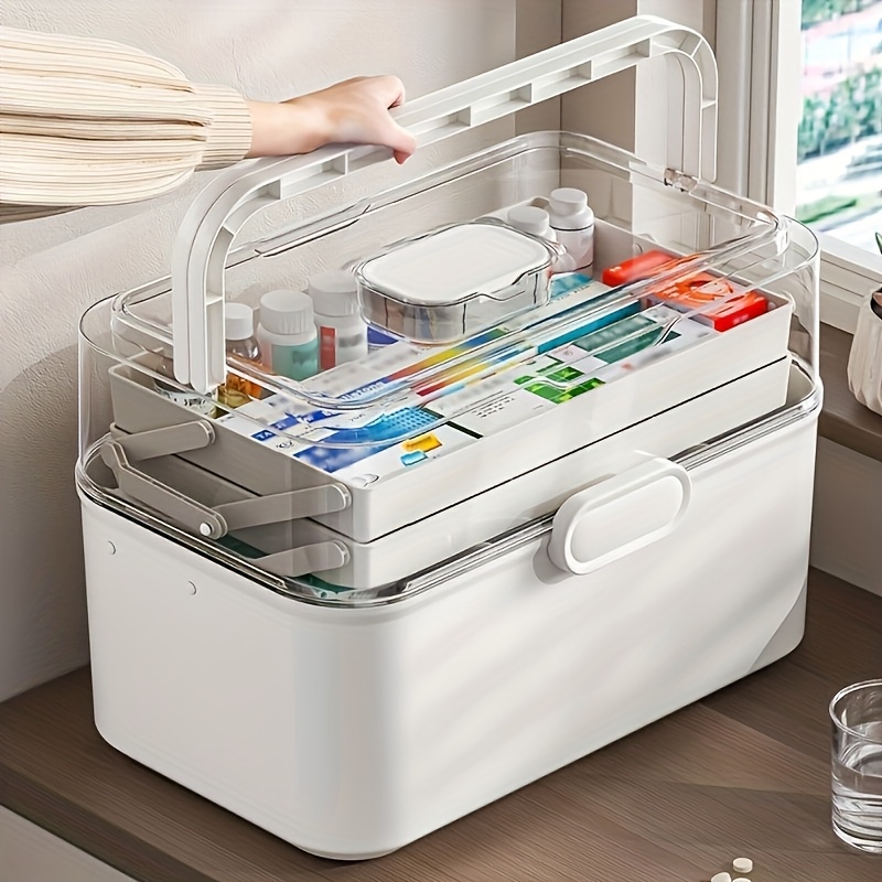 대용량 투명 뚜껑 약 보관함/배급함 - 플라스틱 약 보 - Bobbin Organizer Box 리뷰 및 가격