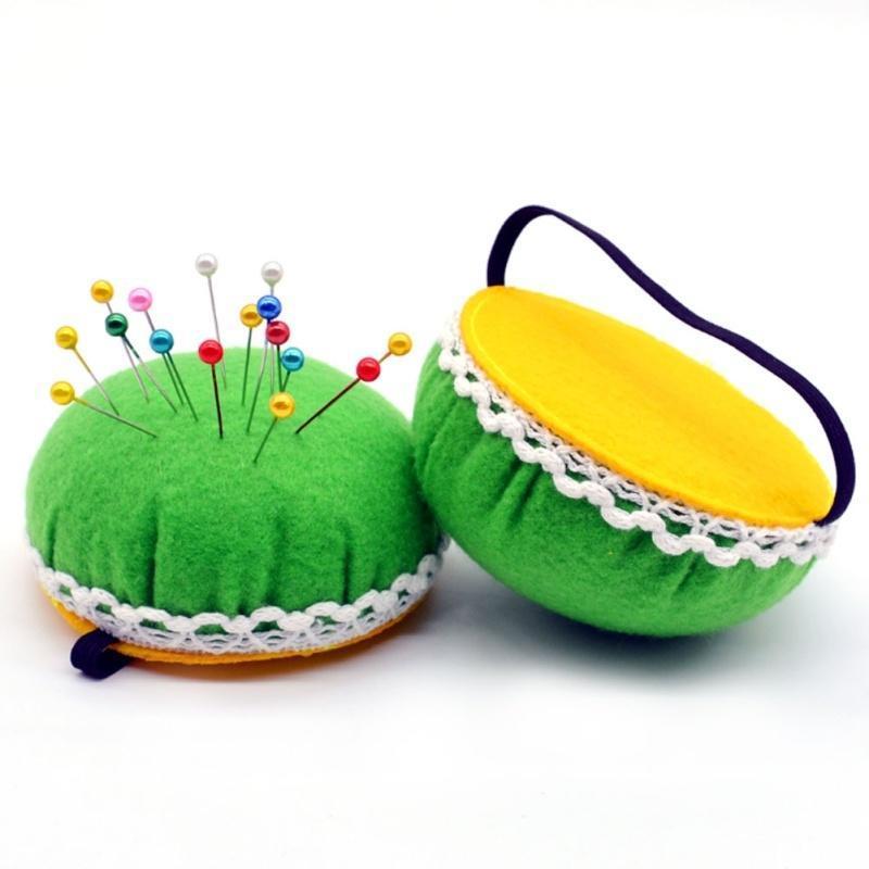 2개 면 소재 핀쿠션 커버 바늘꽂이, 흰색 레이스 테두 - Sewing Pin Cushion 리뷰 및 가격