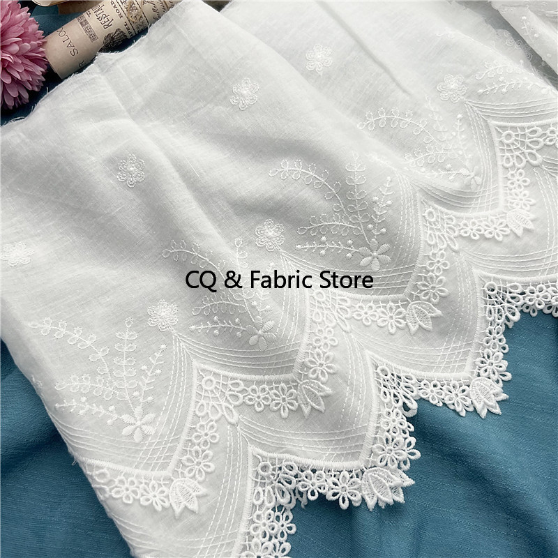 28cm 폭 꽃무늬 자수 면직물 레이스 트림 DIY 의 - Is Sewing A Textile Craft 리뷰 및 가격