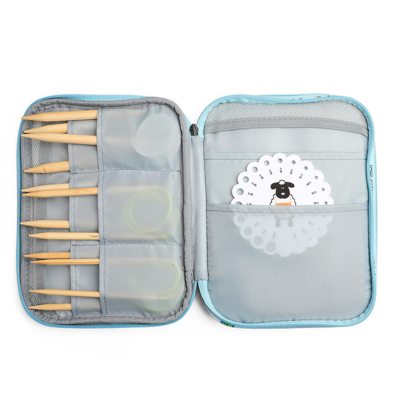 빈 뜨개질 바늘 케이스 여행용 보관 주최자 원형 뜨개질 - Textile Sewing Kit 리뷰 및 가격