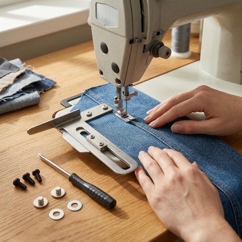 산업용 재봉틀용 삼침 다섯줄 지그재그 발바닥 세트, 대 - Sewing Textiles 리뷰 및 가격