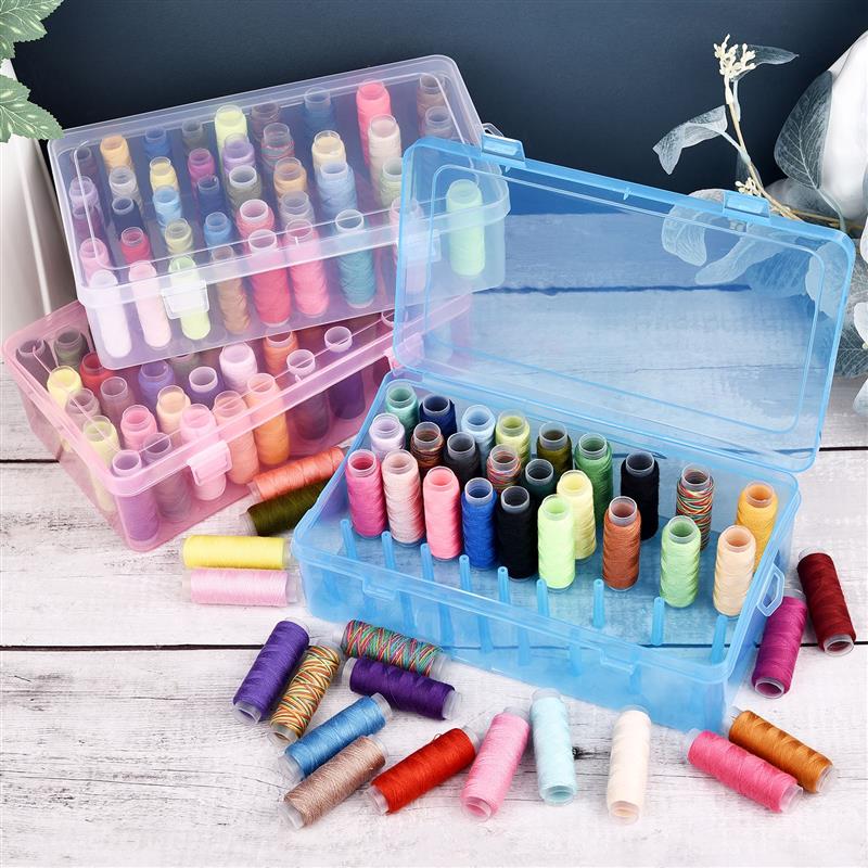 42 축 재봉 실 보관함, 스풀 보빈 운반 케이스 컨테 - Bobbin Organizer Box 리뷰 및 가격